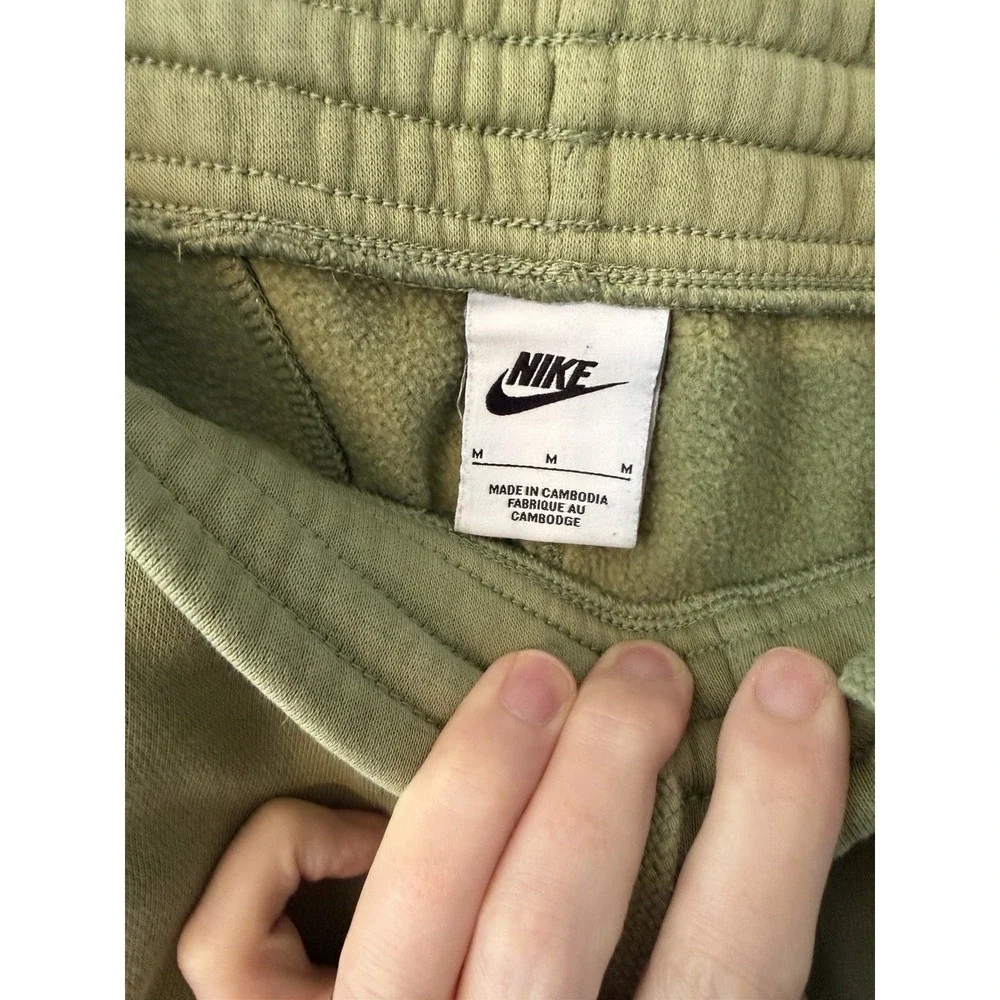 Nike mens Nike Club Fleece‎ Men's Sweatpants GREEN Size Small Athleisure